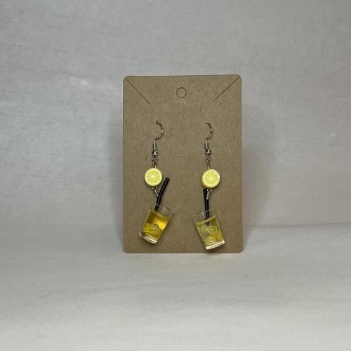 Lemon Earrings - $10